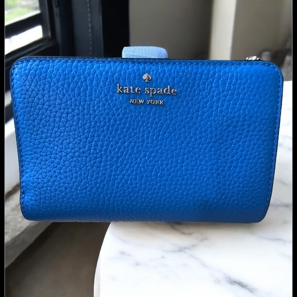 kate spade Handbags - Kate Spade Vibrant Blue Wallet